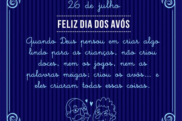 Feliz Dia dos Avós!!!