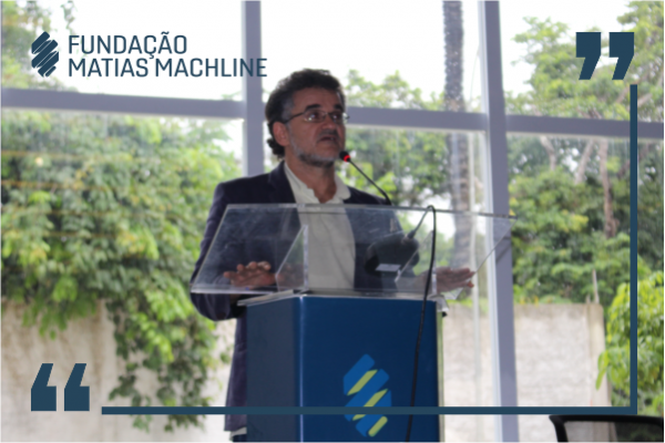 Tenório Telles profere palestra motivacional para os alunos da Fundação Matias Machline.